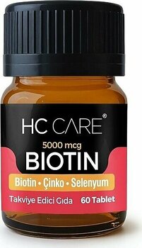 HC Care Saç Vitamini 60 Tablet - Biotin, Çinko, Selenyum