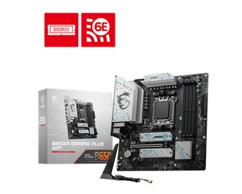 Gigabyte  B650M GAMING PLUS WIFI Sc-AM5 B650 DDR5 7200Mhz M.2 2.5Gbit Wi-Fi 6E mATX AMD Anakart