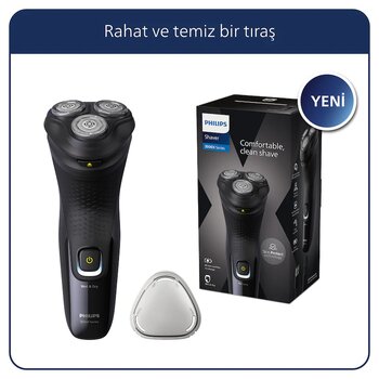 Philips 3000x Serisi Islak & Kuru Elektrikli Tiras Makinesi - X3021/00 Siyah