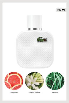 Lacoste L.12.12 Blanc EDT 100 ml Erkek Parfüm