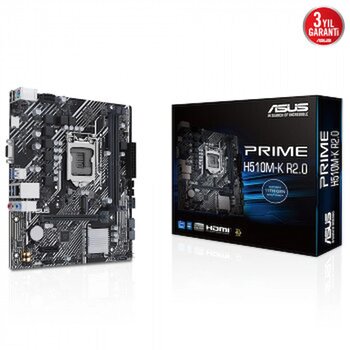 Asus Prime H510m-K R2.0 Intel H510 Lga 1200 Ddr4 3200 Mhz Masaüstü Anakart