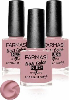 Farmasi Nude Oje Light Ruby 08-11ml 3 adet