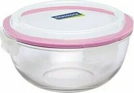 Primanova Glasslock 4000 ml Yuvarlak Cam Saklama Kabı