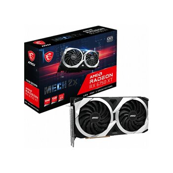 Msi Amd Radeon Rx 6750 Xt Mech 2x Oc 12 Gb Gddr6 192 Bit Ekran Kartı