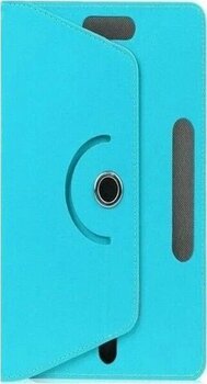 Everest 7" 360 Dönerli Turkuaz Everest Everpad DC-7015 Uyumlu Suni Deri Tablet Kılıfı