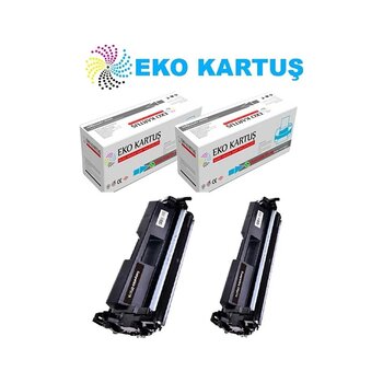 Hp Cf217a 17a Ekonomik Lı 2 Li Paket Uyumlu Siyah Toner