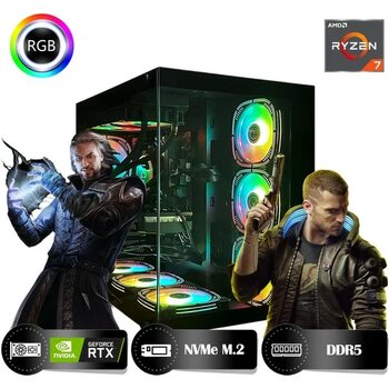 Hyper Rocket One HRA5060TI Ryzen 7 9800X3D 32GB RAM 1TB SSD Nvidia RTX5060TI 8GB Masaüstü Oyuncu bilgisayarı