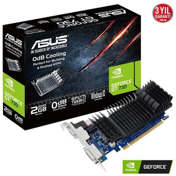 Asus Geforce Gt 730 64 Bit Gddr5 2 Gb Ekran Kartı