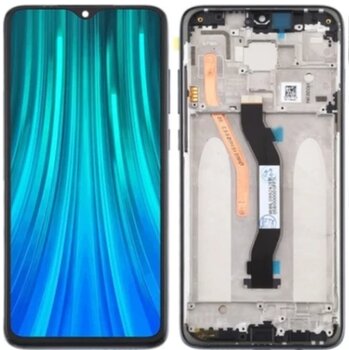 Xiaomi Redmi Note 8 Pro Uyumlu Çıtalı Oled Lcd Ekran Dokunmatik Siyah