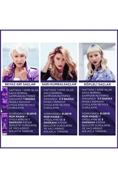 ELSEVE Loreal Paris Turunculaşma Karşıtı Mor Şampuan 200 Ml