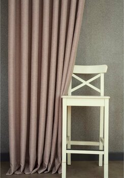 Massarelli Keten Sık Pile Açık Vizon 60 x 260 cm Fon Perde