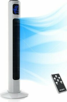 Uzaktan Kumandalı Kule Vantilatör 96 Cm, Sessiz, 3 Mod, Zamanlayıcı, LED Ekranlı - Beyaz