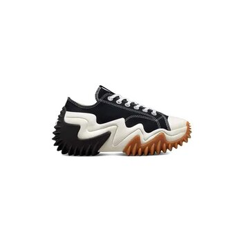 Converse Run Star Motion Canvas Platform Siyah Beyaz Kadın Günlük Ayakkabı