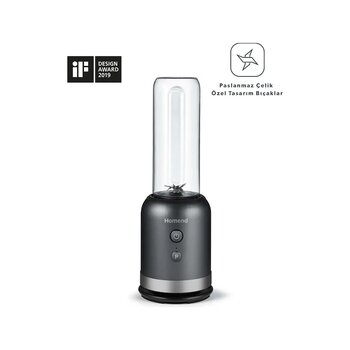 Homend Artfood 7025 Personel Smoothie Blender Gri