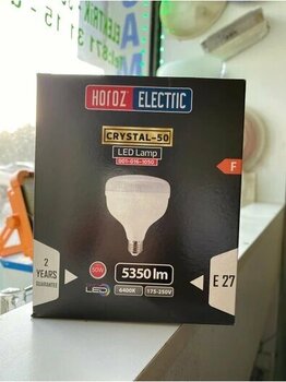 Horoz Crystal-50 Led Ampul 50W Beyaz Işık E27 Duy