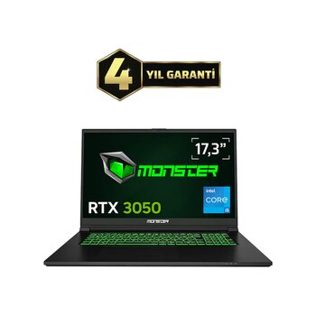 Monster Abra A7 V15.5.5 I5-13500h 32 Gb 1 Tb Rtx3050 17.3" W11h Fhd Dizüstü Bilgisayar