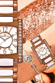 Quantum Seramik Çelik Kadın Kol Saati Imc233mrr-001rw