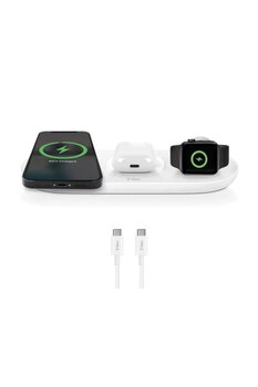 Ttec Aircharger Trio 3 ü 1 Arada Iphone -Watch- Kablosuz Hızlı Şarj Aleti
