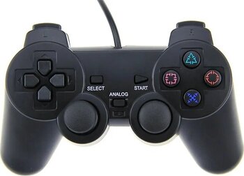 DUAL SHOCK PC GAME PAD KABLOLU OYUN KOLU PC PS3 UYUMLU