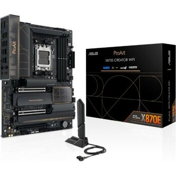 Asus Proart X870E-CREATOR Wıfı Ddr5 8000MT/S 1xhdmı Type-C 4xm.2 Atx Am5 (Amd Am5 9000/ 8000/ 7000 Seri Işlemci Uyumlu)