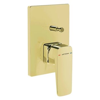 Vitra Root Square Ankastre Banyo Bataryası Soft Altın A4275274