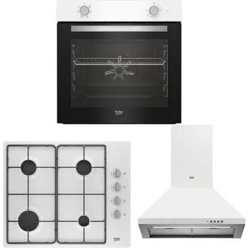 Beko BFM 310 B - 6110 EB - ADP 61420 B Beyaz 3’lü Ankastre Set