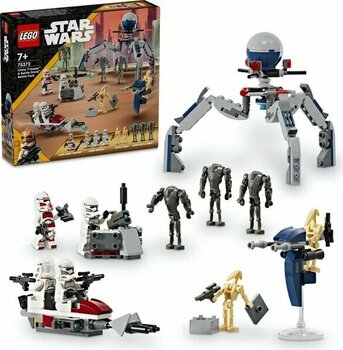 LEGO Star Wars Klon Trooper ve Savaş Droidi Savaş Paketi Seti 75372 7 Yaş ve Üzeri 215 Parça Star Wars