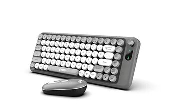 Preo K10 Sessiz Combo Kablosuz Klavye Mouse Seti Antrasit