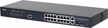 Dahua PFS4218-16GT-230 16 Port 10/100/1000 Gigabit Yönetilebilir PoE Switch