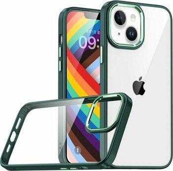 Apple iPhone 14 Plus Kılıf Flora Kapak-Yeşil - Yeşil