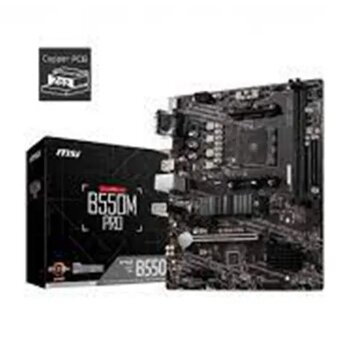 MSI B550M-A PRO DDR4 M2 PCIe NVME HDMI DVI PCIe 16X v4.0 Anakart