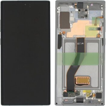 Samsung Galaxy Uyumlu Note 10 Plus Sm-n975 Lcd Ekran Dokunmatik Çıtalı Gri Belirtilen