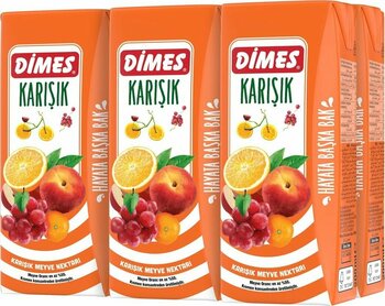 Dimes Karışık Meyve Nektarı 200 Ml x 6 Adet