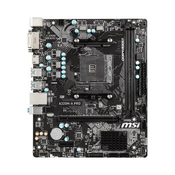 MSI A320M-A Pro DDR4 3200 Oc Dvi HDMI Matx Anakart