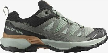 Salomon X Ultra 360 Leather Gore-Tex Erkek Outdoor Ayakkabı - 41 - Açık Yeşil