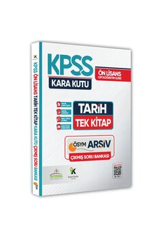 Kpss Önlisans-Ortaöğretim Tarihin Kara Kutusu Tek Kitap Ösym Çıkmış Soru Bankası Dijital Çözümlü