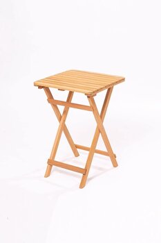 Meya Dekor 50x50 Cm Kare Ahşap Katlanır Masa