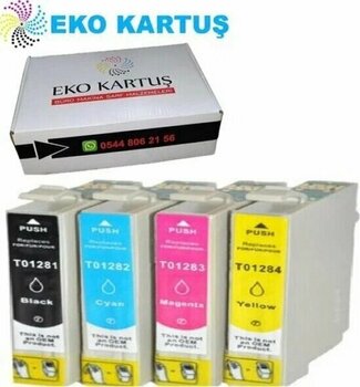 Eko T1281-T1282-T1283-T1284 Uyumlu Epson Yazıcılar İçin Kartuş