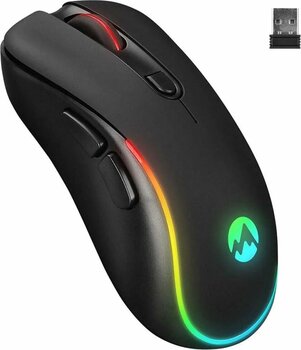 Everest SM-W75 X-RAPID ŞARJLI KABLOSUZ MOUSE-SİYAH
