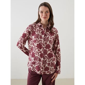 Çiçekli Kadın Gömlek