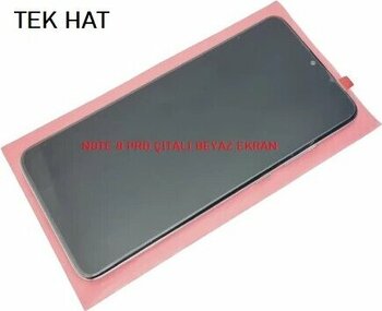 Xiaomi Redmi Note 8 Pro Lcd Ekran Dokunmatik Orijinal (Full Çıtalı Beyaz)