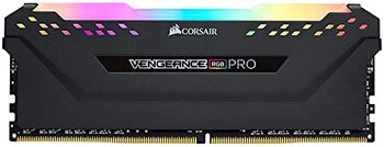 Corsair Vengeance Rgb Pro 8 Gb (1X8 Gb) Ddr4 3200 (Pc4-25600) C16 Ram, Amd Ryzen Optimize Edilmiş - Siyah