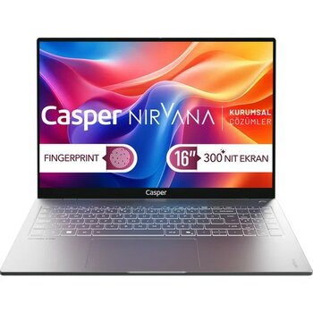 Casper Nirvana S200 300NIT i5-13420H 24GB DDR5 1TB SSD 16" Freedos Laptop S200.1342-CF00X-G-F - 1 TB - 24 GB