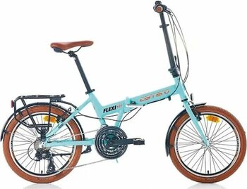 Carraro Flexi 121 Mat Haki Siyah Bakır Katlanabilir Bisiklet