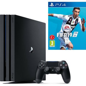 Sony Ps4 Pro 1Tb Oyun Konsolu + Ps4 Fifa 19 Oyun