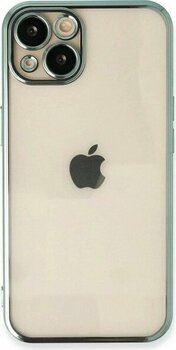 iPhone 14 Kılıf Lensli Silikon - YEŞIL-(5796) - Kaliteli - Çok Renkli