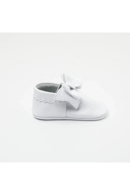 WOLKE BABY Fiyonklu Beyaz 16–24 Mokasen