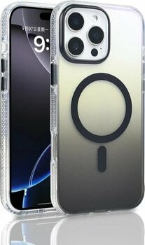 Technoguru İphone 16 Pro Max Renk Geçişli Şeffaf Sert Toros Premium Magsafeli Kapak