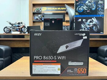 MSI PRO B650-S WIFI AMD B650 AM5 DDR5 7200MHZ OC ATX Anakart Sıfır