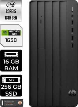 Hp Pro Tower 290 G9 I5 13500 16gb Ram 256gb Ssd Gtx1650/4gb W11pro 8t2w9es Masaüstü Pc & Per4 Bellek